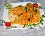 A picture of step 3 of Bomby baryani 🥰.
