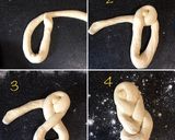 A picture of step 2 of Milk poppy seeds braids.