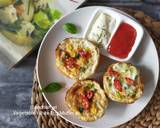 Vegetable White Egg Muffin langkah memasak 3 foto