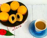 Foto langkah ke 8 dari resep Roti cup isi coklat dan ayam (Eggless).