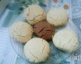 A picture of step 2 of Eggless nan khatai bicuits.