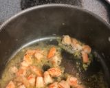 A picture of step 3 of Shrimp spaghetti with creamy lemon sauce.