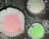 Foto langkah ke 6 dari resep Bolu Kukus Semangka.