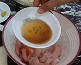 A picture of step 1 of Chicken Bar B Q Rolls.
