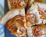 Foto del paso 5 de la receta: Pizza integral de verduras sin queso🍕🍕