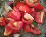 A picture of step 1 of Mutter paneer masala.