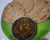 A picture of step 6 of Jowar Bhakri.