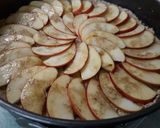 Almás, zabpelyhes pite (diétás) recept fázis 3 fotója