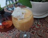 عکس مرحله 2 از دستور اسموتی خرمالو و پرتقال و موز بابستنی وانیلی
