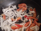 Arroz al vapor con caballa