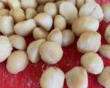 Muffin - macadamia, fehér csoki, málna és áfonya 😋👌 recept fázis 1 fotója