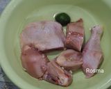 Foto langkah ke 5 dari resep Ayam kukus bumbu pepes.