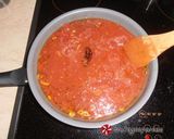 Φωτογραφία βήματος 5 της συνταγής Spaghetti alla Vesuviana. Ένα “ηφαίστειο” στο πιάτο σας
