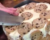 Foto del paso 8 de la receta: Pastel De Nieve de Vainilla con Galletas Chispas de Chocolate