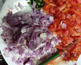 A picture of step 2 of Lahori Fish masala.