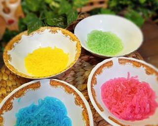 Es cendol Dawet warna warni - Step 5