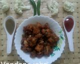 A picture of step 4 of क्रिस्पी ड्राई गोभी मंचूरियन.