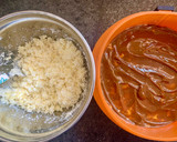 Foto del paso 3 de la receta: Tarta de coco y dulce de leche 🥥