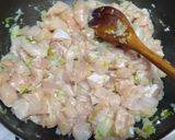 Foto del paso 3 de la receta: Tarta integral de pollo y puerro 🍗