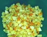 A picture of step 1 of Lemon masala fruit chaat (Ramadan iftar).