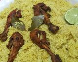 A picture of step 10 of Chicken Mandi.