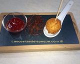 Foto del paso 4 de la receta: Bolitas de arroz con queso curado y jamón york