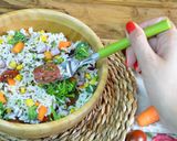 Foto del paso 1 de la receta Ensalada de arroz con quinoa y verduras