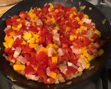 Une image de l'étape 19 de Gratin de légumes multicolores au lard, emmental et persil.