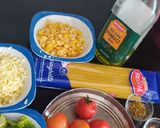 A picture of step 1 of Veg Speghetti.