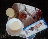 A picture of step 1 of Lychee shape sweet(Lychee shape sweet recipe in english).