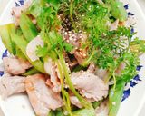 Hình bước làm 2 của món Đậu bắp xào thịt