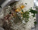 A picture of step 1 of Masala puri.