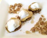 A picture of step 8 of Honey Glazed Apples with Crumbled Cake.