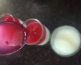 A picture of step 6 of Rose Pudding Without Gelatin / Agar Agar.