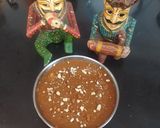 A picture of step 3 of Gujarat special sweet.