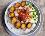 Bubur Nasi Telur Puyuh Pindang langkah memasak 3 foto