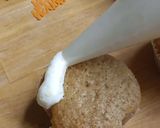 Une image de l'étape 4 de 💀 Muffin fantôme glaçage cream cheese (Halloween).