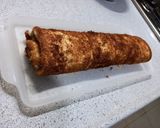Foto del paso 5 de la receta: Pionono relleno con crema y duraznos 🍑 🥛 | Riquísimo y Fácil