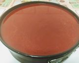 Foto del paso 13 de la receta Tarta de queso y frambuesas con cobertura de coulis de frambuesas