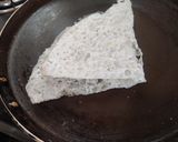 A picture of step 8 of Neer Dosa.