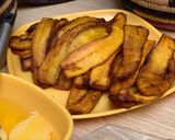 A picture of step 4 of Plantain pastelòn.