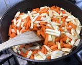 Une image de l'étape 9 de Carottes et panais en sucré salé.