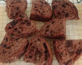 Foto langkah ke 1 dari resep Peanut Butter Banana Dark Chocolate Sourdough Bread.