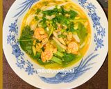 Hình bước làm 5 của món Phở Tôm 🍤