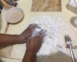 A picture of step 1 of Homemade Pizza from Leftovers.
