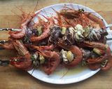 Foto del paso 5 de la receta: Brochetas de pescado y marisco