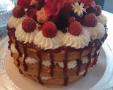Une image de l'étape 6 de Layer cake aux fruits rouges.
