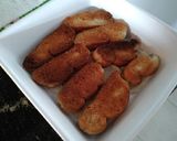 A picture of step 3 of Capirotada de Piloncillo.