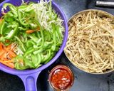 A picture of step 4 of Roti Noodles.