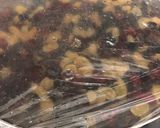 A picture of step 1 of Nanna’s mixed fruit loaf.